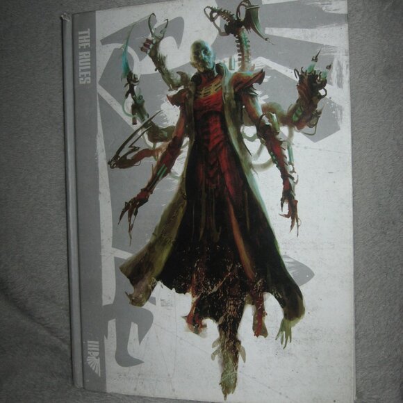 Warhammer Hardcover Book 40,000 40K The Rules 2409A7 - Picture 1 of 11